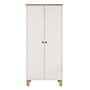 Hanah Home Armario Multiusos Nord - ND5-SW Blanco y Roble